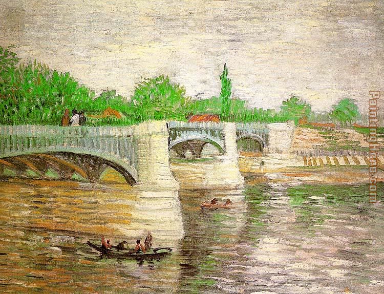 Vincent van Gogh The Seine with the Pont de la Grand Jatte